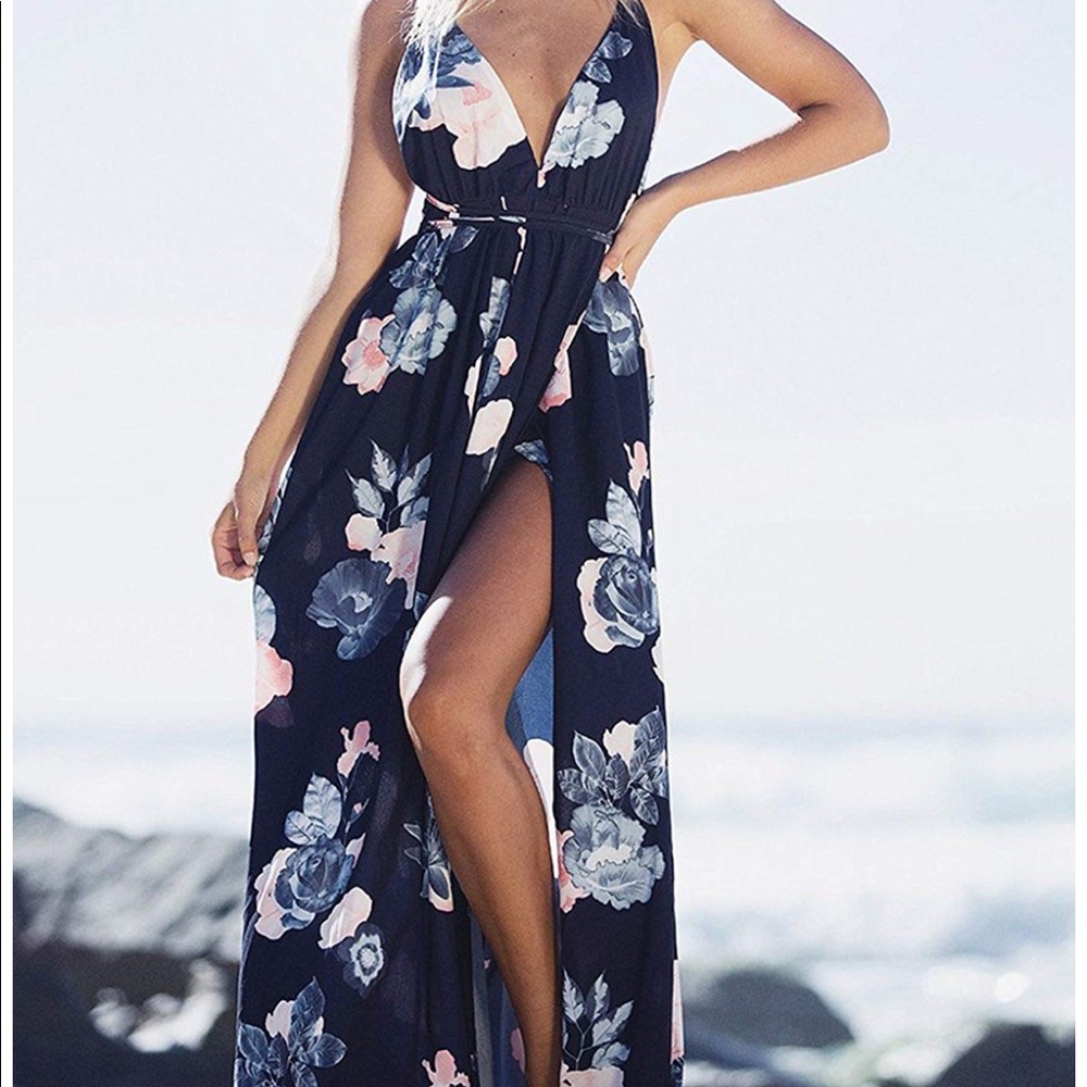 Sexy V Neck Dress